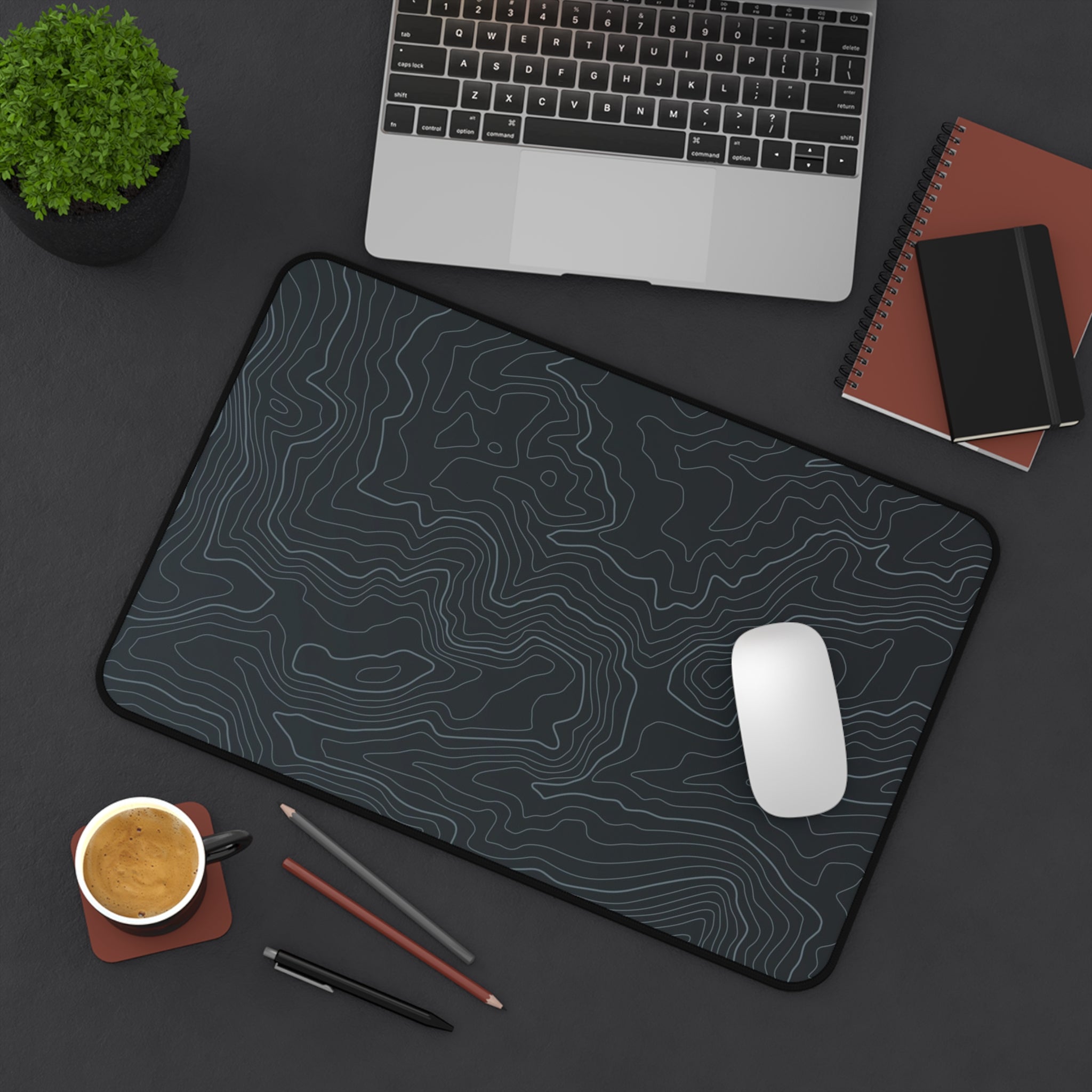 Grey Topographic