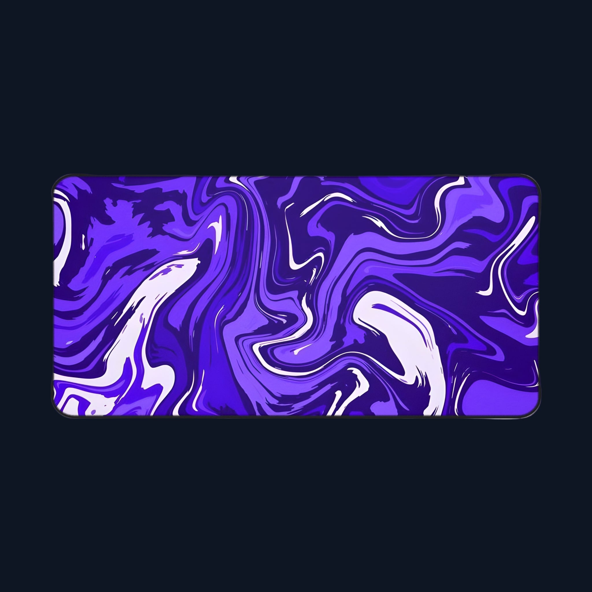 Purple and white marbled pattern on a premium mousepad