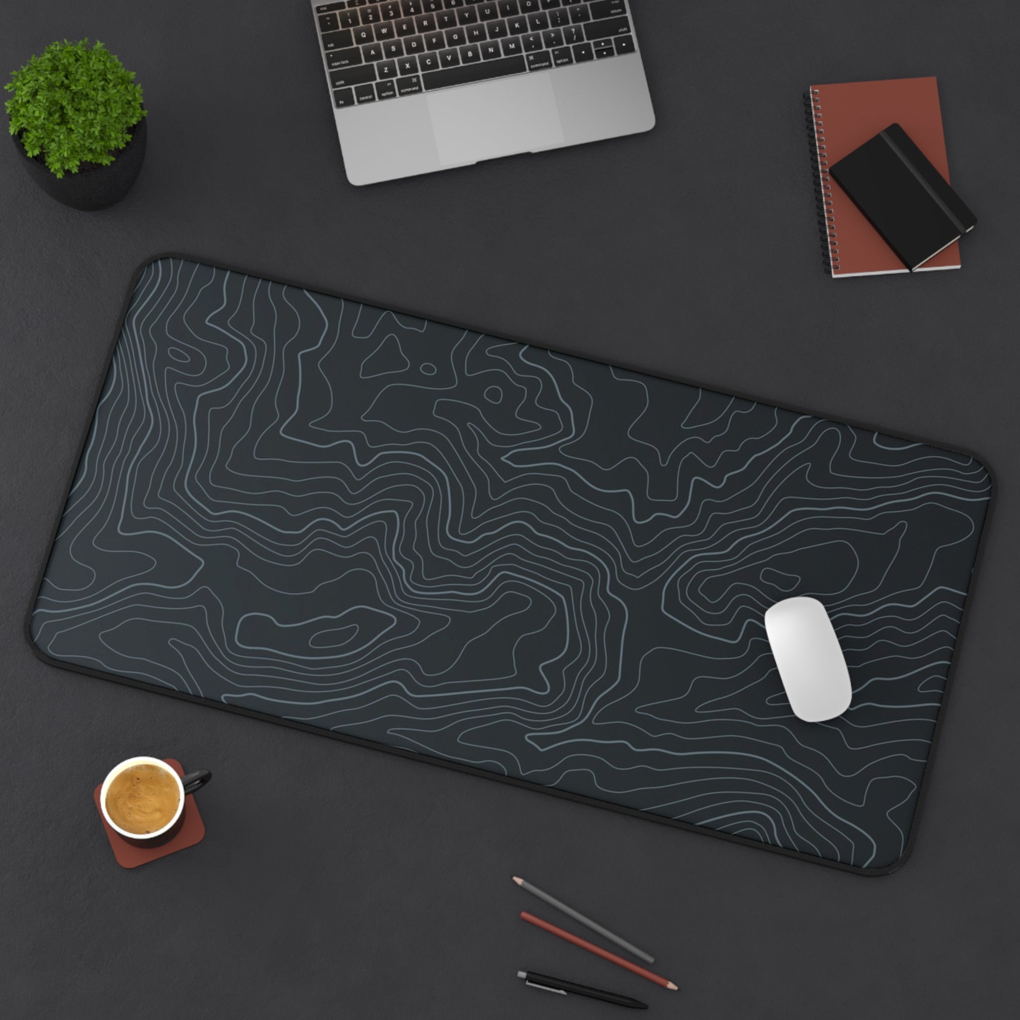 Grey Topographic