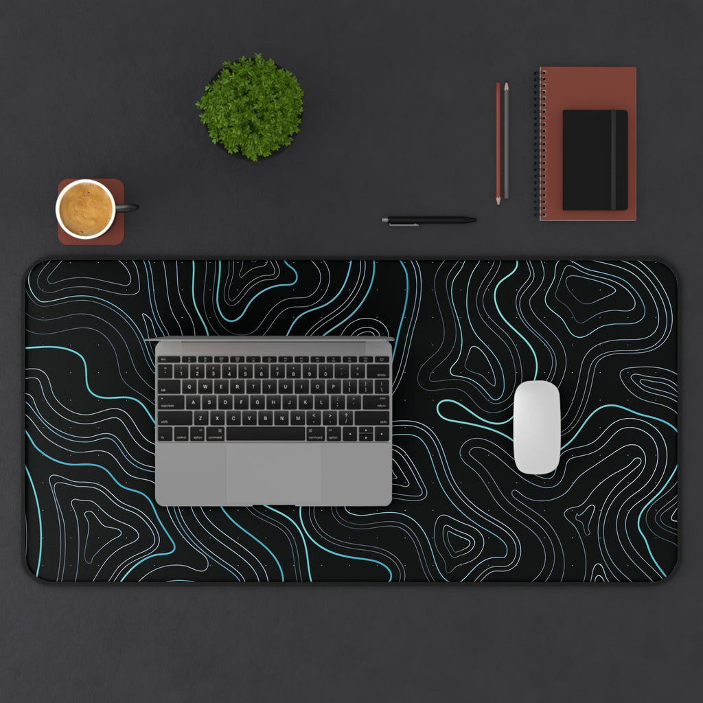 Dark Aqua Topographic